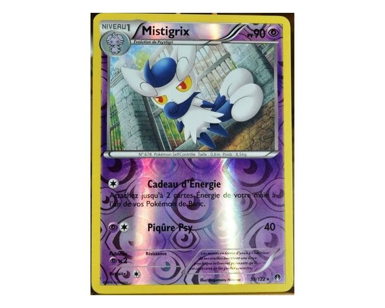 Mistigrix Carte Reverse Rare Pv 90 - 59/122 - XY9