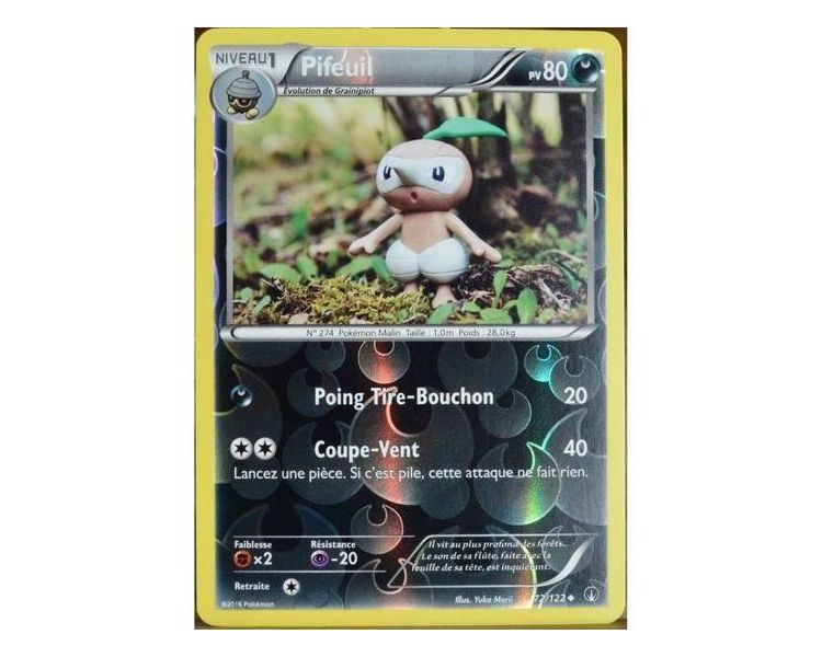 Pifeuil Carte Reverse Peu Commune Pv 80 - 72/122 - XY9