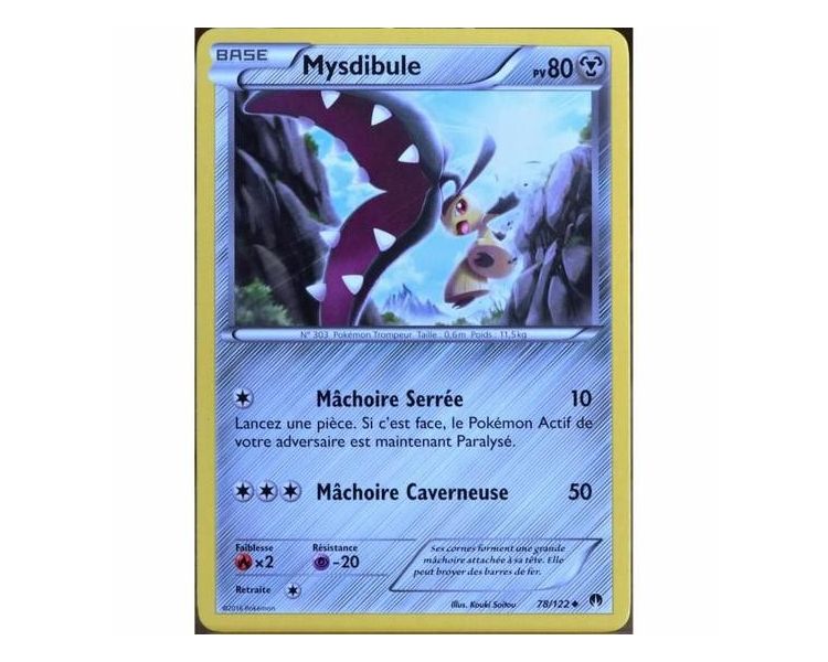 Mysdibule Carte Peu Commune Pv 80 - 78/122 - XY9