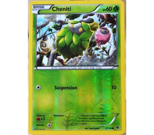 Cheniti Carte Reverse Commune Pv 60 - 2/124 - XY10