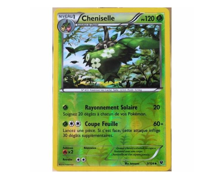 Cheniselle Carte Reverse Peu Commune Pv 120 - 3/124 - XY10