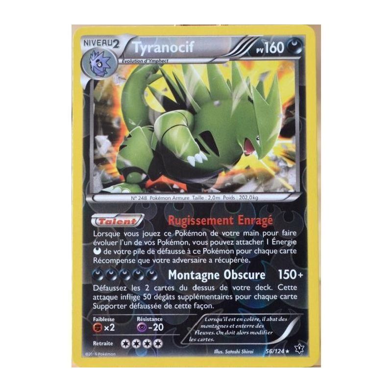 Impact Des Destins Holo Xy Carte Pokemon 56 124 Tyranocif 160 Pv Cartes A L Unite Cartes A Collectionner Alfa Stroy72 Ru