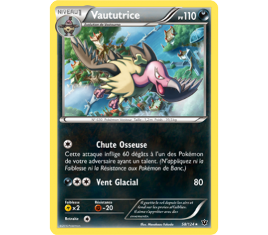 Vaututrice Carte Rare Pv 110 - 58/124 - XY10