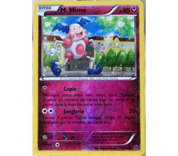 M. Mime Carte Reverse Rare Pv 80 - 67/124 - XY10