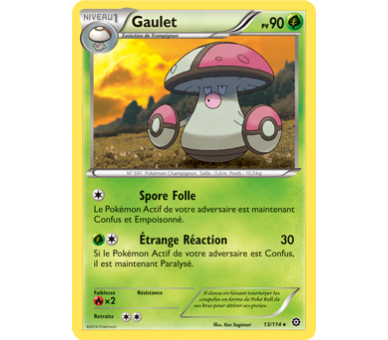 Gaulet Carte Rare 90 Pv - 13/114 - XY11