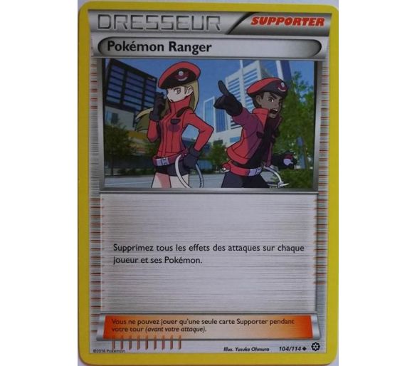 Pokémon Ranger Carte Peu Commune - 104/114 - XY11