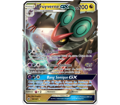 Bruyverne GX pv200 - 99/147 - SL3 Ombres Ardentes - Carte Pokémon Neuve Française 