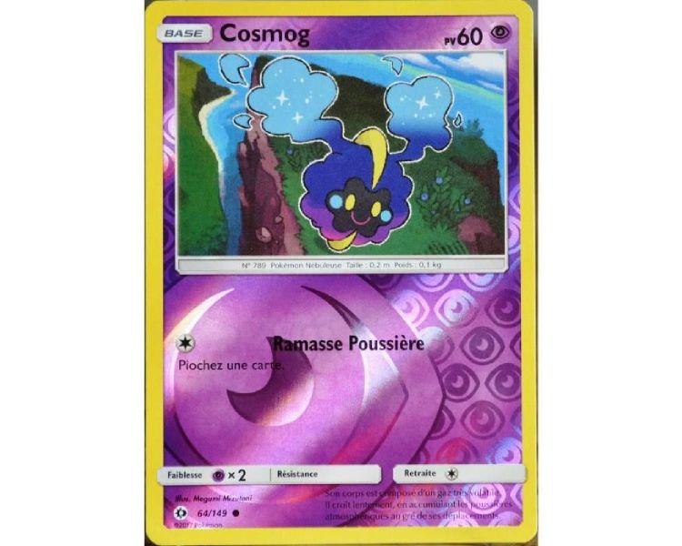 Cosmog Carte Reverse Commune 60 Pv - Soleil Et Lune - 64/149