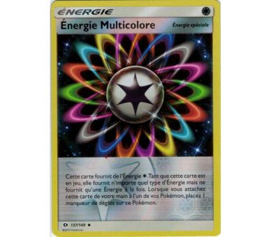 Energie Multicolore Carte Reverse Peu Commune - Soleil Et Lune - 137/149