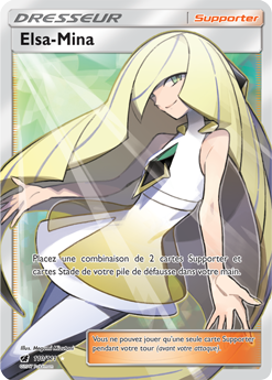 Elsa Invasion Carmin 110/111 Mina Full Art-SL04 Pokemon Card New French