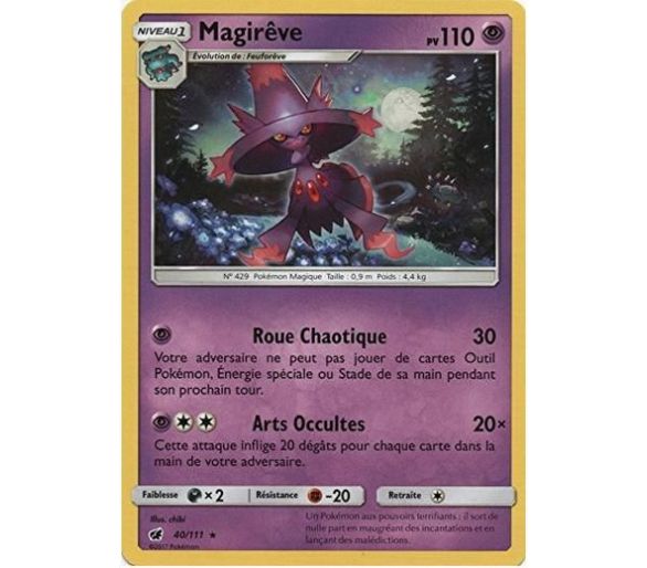 Magireve Carte Rare 110 Pv - SL4 - 40/111
