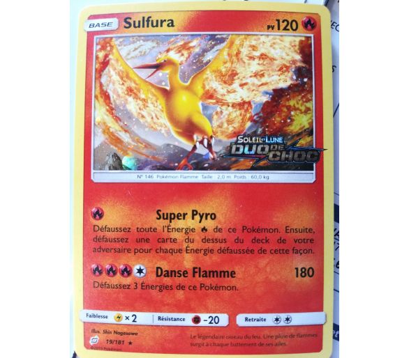 Sulfura pv120 Version Promo 19/181 SL9 Duo de Choc