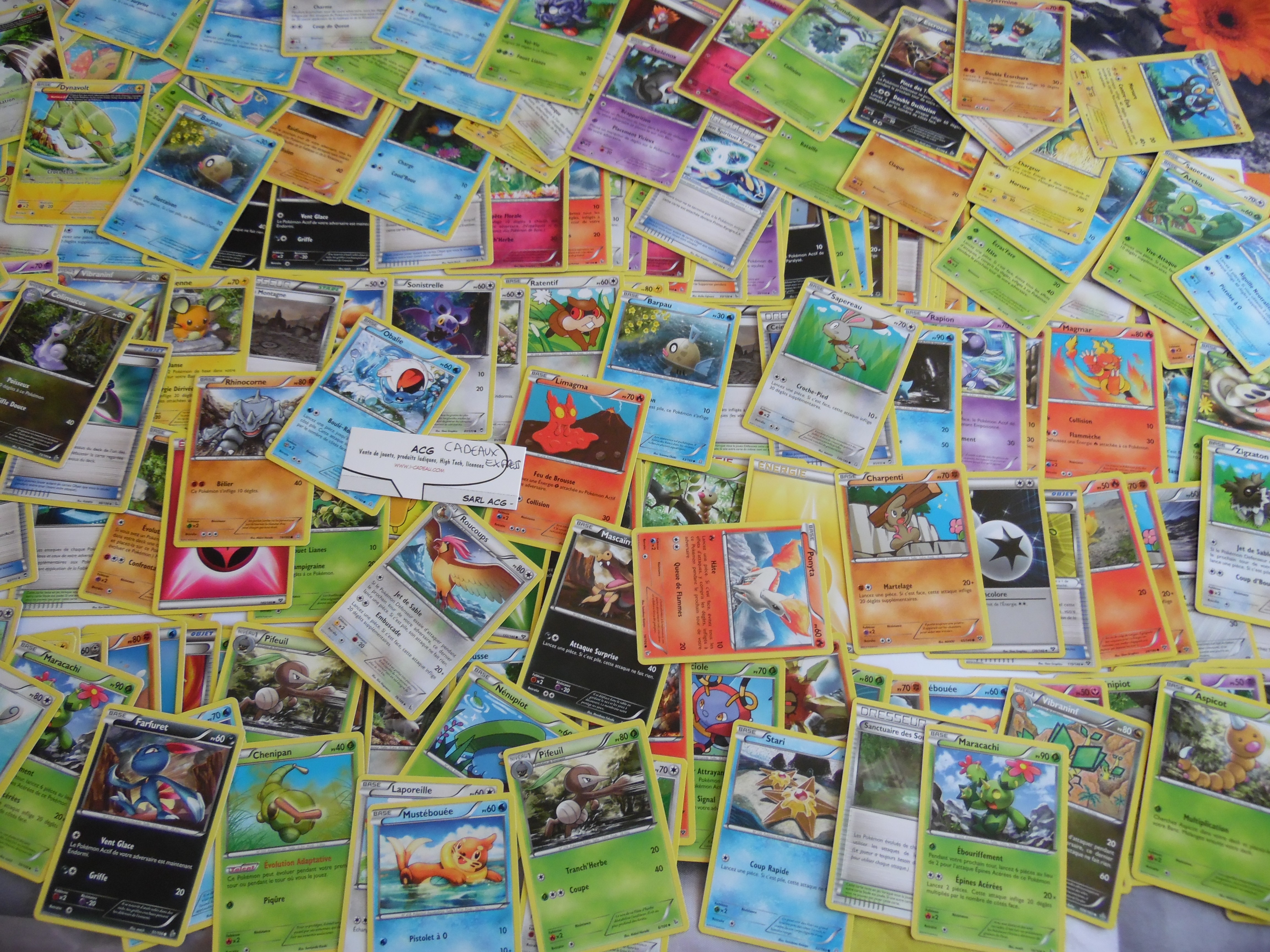 Lot de 10 cartes Pokemon en français