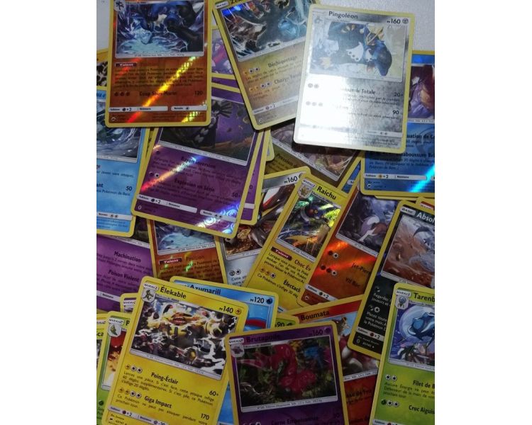 Lot de 50 Cartes Pokémon Rares