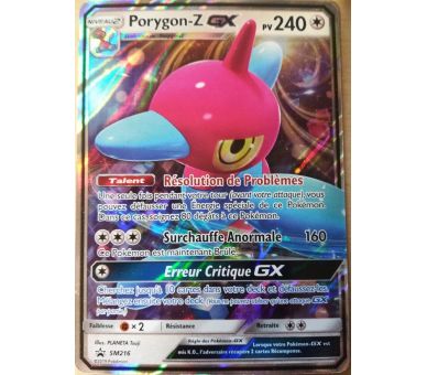 Carte Pokémon Etoile Promo Porygon-Z Gx pv240 SM218