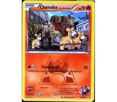 Chamallot Carte Commune Team Magma Pv 70 - 1/34  - Double Danger