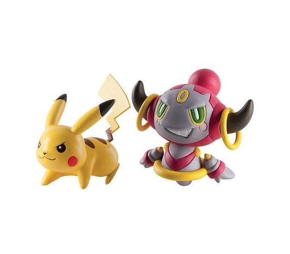 Figurine de combat Pikachu VS Hoopa Enchaîné 