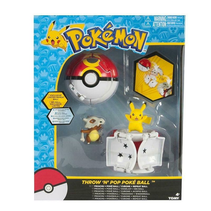 1€50 sur Ceinture de Boule Pokémon Pikachu Tomy avec 1 Figurine 7