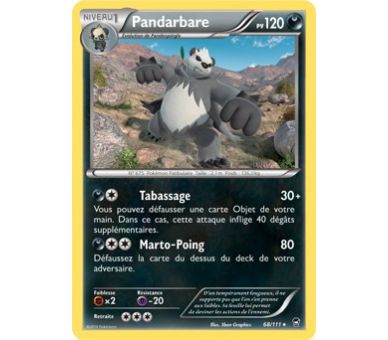Pandarbare 120 PV - 68/111 XY POINGS FURIEUX