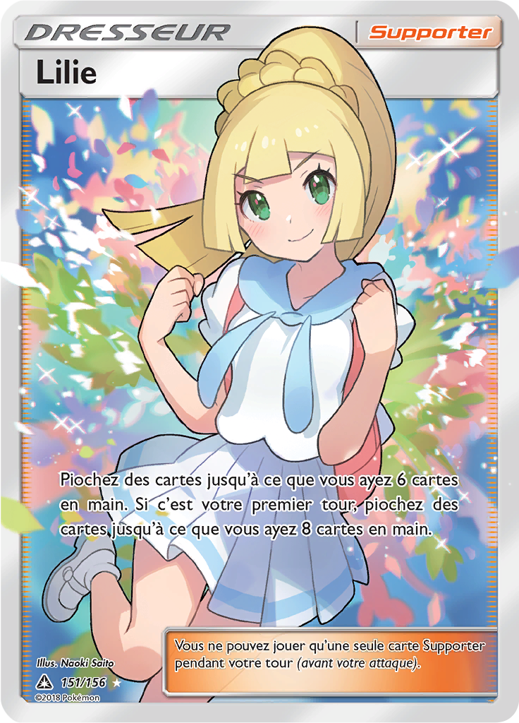 carte Pokémon 151/156 Lilie - Cartes de jeux