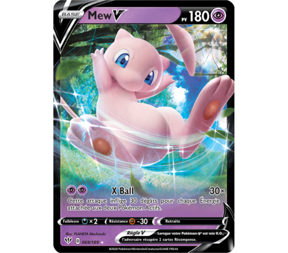 Mew V 069/189 Ultra Rare Pokémon Darkness Ablaze (Neu (gemäss Beschreibung)) in Uster für CHF 3