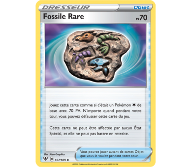 Carte Dresseur Soins de l'Eleveur de Pokémon 166/189 - Carte Peu Commune Reverse - Épée et Bouclier - Ténèbres Embrasées