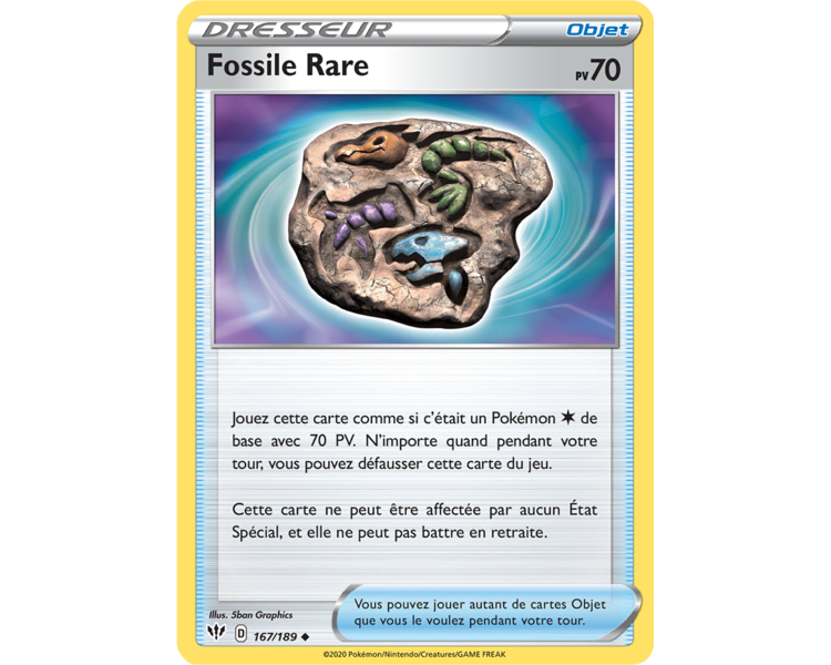 Carte Dresseur Soins de l'Eleveur de Pokémon 166/189 - Carte Peu Commune Reverse - Épée et Bouclier - Ténèbres Embrasées