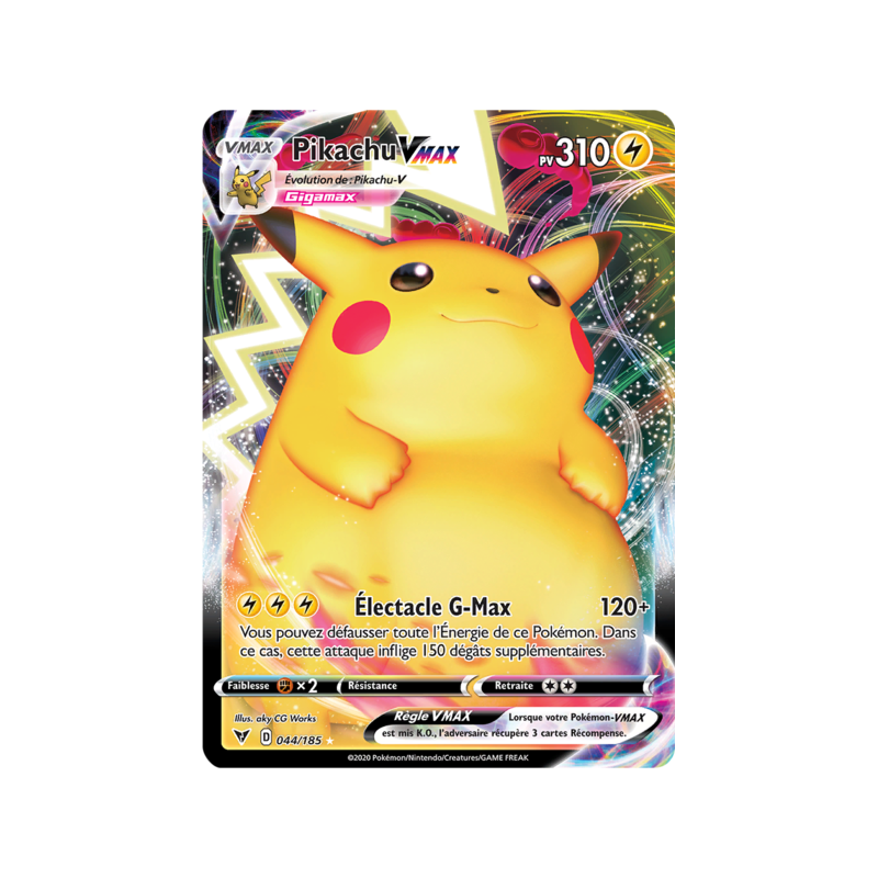 Carte Pokémon Dracaufeu Vmax Shiny Destinées Radieuses Métal Doré 