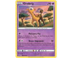 Girafarig Pv 90 065/185 - Carte Peu Commune - Épée et Bouclier 4 - Voltage Éclatant