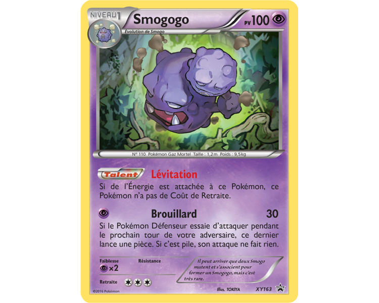 Smogogo Pv 100 XY163 Carte Promo Holographique 