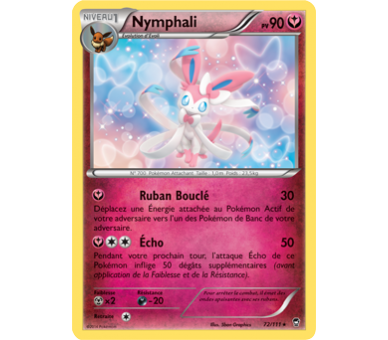 Nymphali pv 90 72/111 Xy poings furieux REVERSE