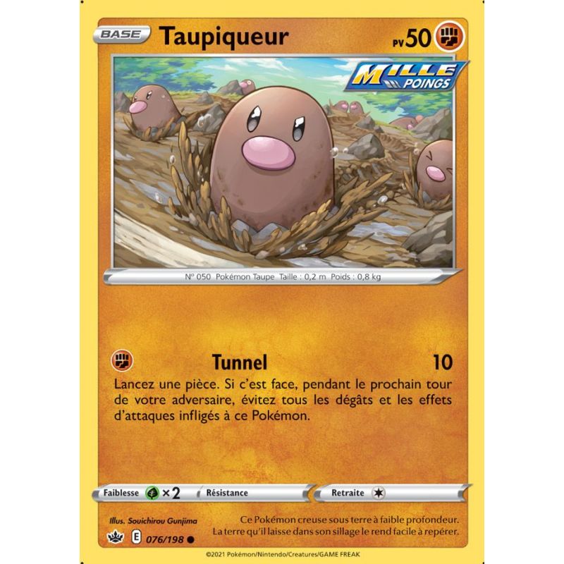 Taupiqueur Pv 50 076 198 Carte Commune Epee Et Bouclier Regne D