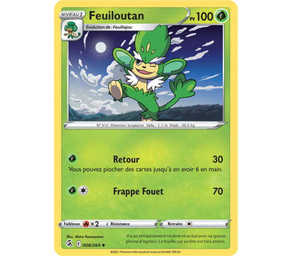 Feuiloutan Pv 100 008/264 - Carte Peu Commune - Épée et Bouclier - Poing de Fusion