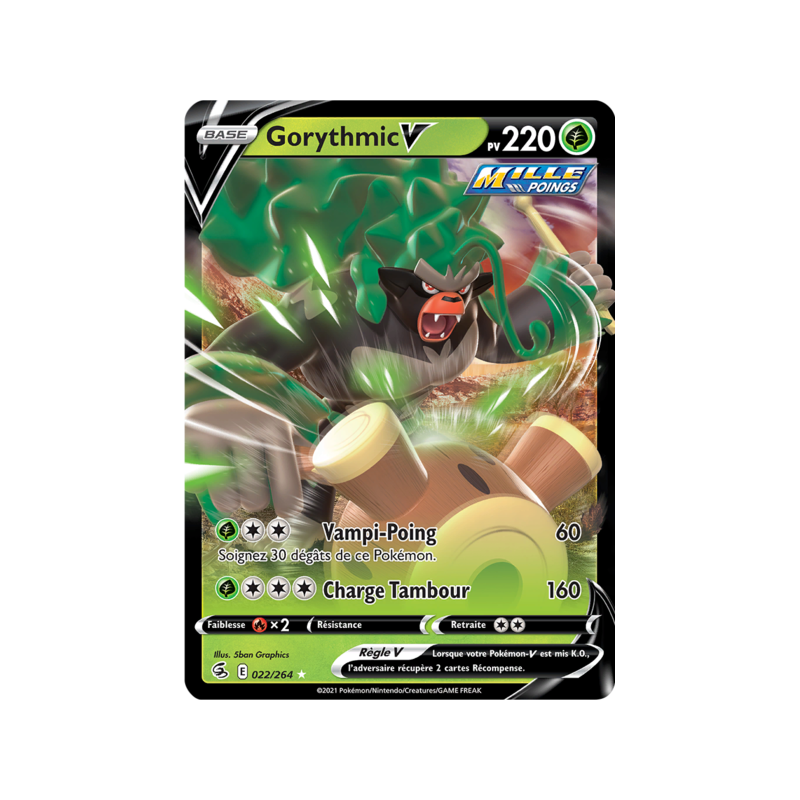 Gorythmic 190 PV 15/202 Rare Carte Pokémon EB01