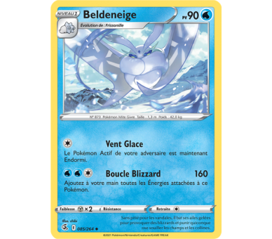 Beldeneige Pv 90 085/264 - Carte Peu Commune - Épée et Bouclier - Poing de Fusion