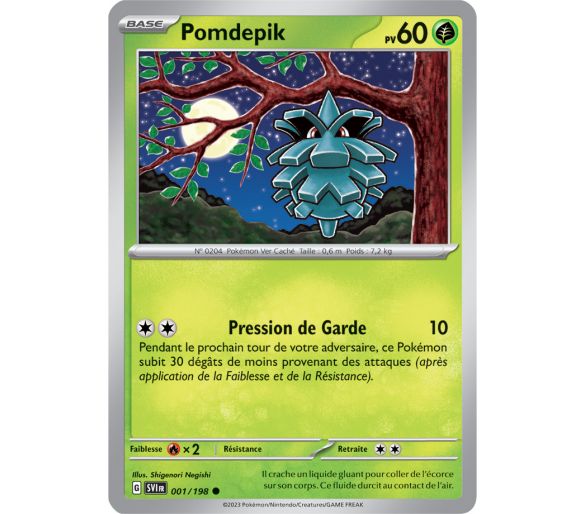 Pomdepik Pv 60 001/198 - Carte Commune - Écarlate et Violet
