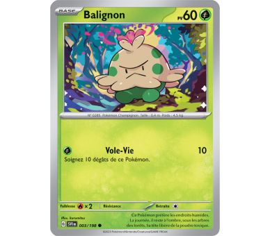 Balignon Pv 60 003/198 - Carte Commune Reverse - Écarlate et Violet