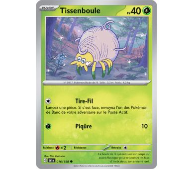 Tissenboule Pv 40 016/198 - Carte Commune - Écarlate et Violet