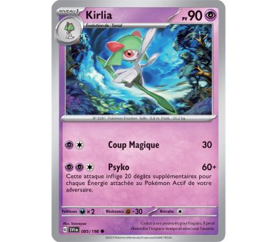 Kirlia Pv 90 085/198 - Carte Commune Reverse - Écarlate et Violet