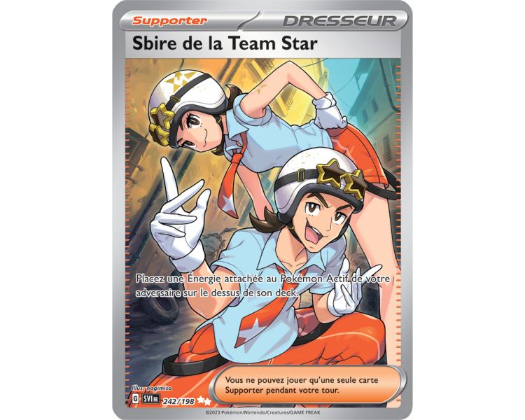 Sbire de la Team Star 242/198 - Carte Ultra Rare Full At Secrète - Écarlate et Violet