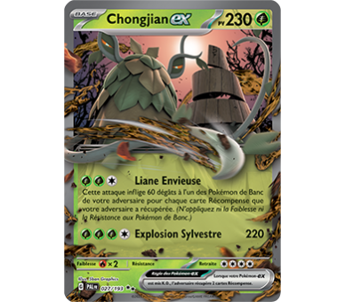 Carte Pokémon® Double Rare Baojian Ex 061/193 - Écarlate Et Violet Évolutions à Paldea - Neuve Sous Protection