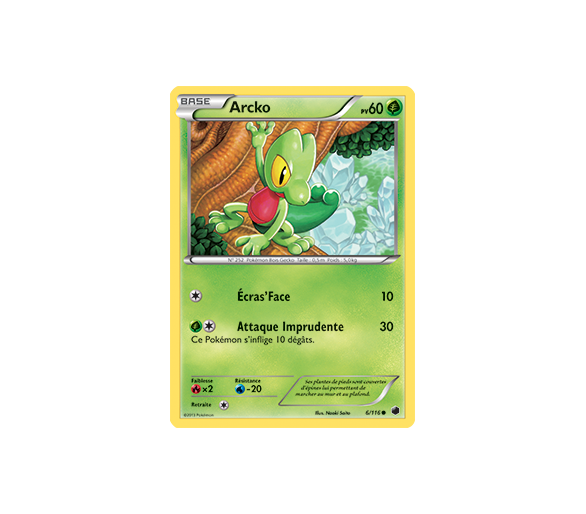 Carte Pokémon Arcko pv 60