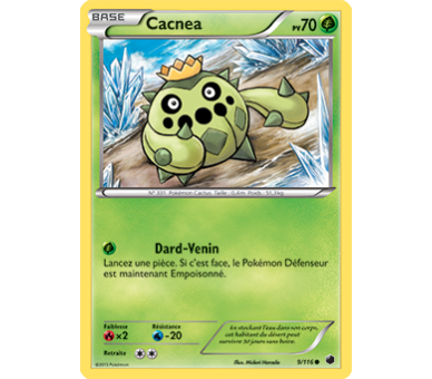 Carte Pokémon Cacnea pv 70